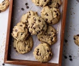 Biscotti con gocce di cioccolato (vegan)