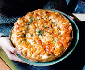 Tourte de pommes de terre au cantal