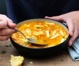 Soupe de pâtes