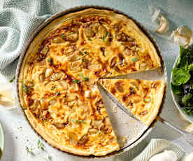 Knoblauchtarte