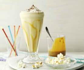 Milkshake cu banane și caramel