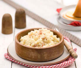 Risotto z wędzonym serem