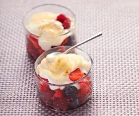 Petite crème express aux fruits rouges