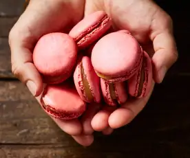 Macarons gingembre-litchi