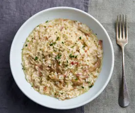 Risotto de setas al cava