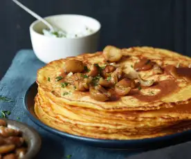 Galettes de potimarron aux châtaignes