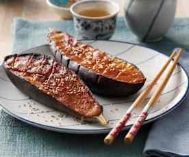 Melanzane in salsa di miso (Nasu dengaku)