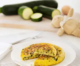 Tortilla de calabacín