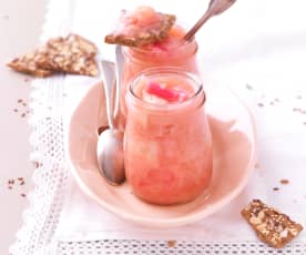 Compote de rhubarbe