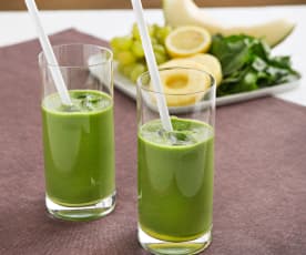 Smoothie verde para dos