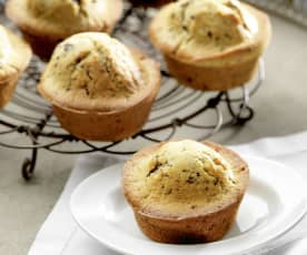 Muffins con gocce di cioccolato