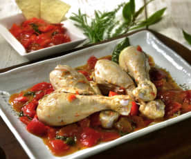 Poulet au poivron rouge