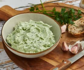 Fromage à tartiner ail et fines herbes