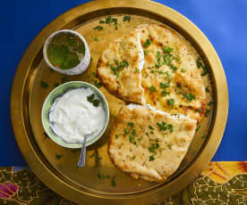 Cheese naan (vegan)