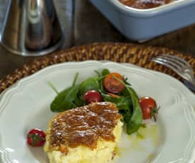 Polenta gratinada