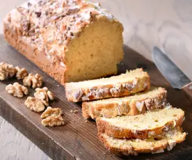 Plumcake integrale noci e cocco