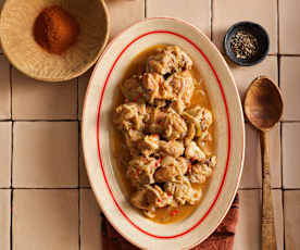 Frango de cebolada à angolana