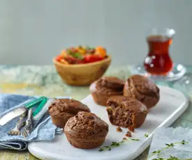 Zeytinli Peynirli Muffin