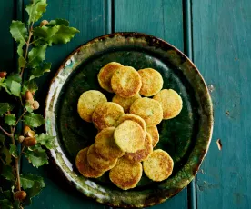 Bolinhos de queijo e batata