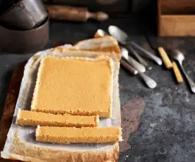 Tarte de coco e doce de leite