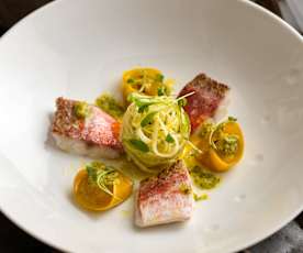 Crab Tortelloni, Red Mullet