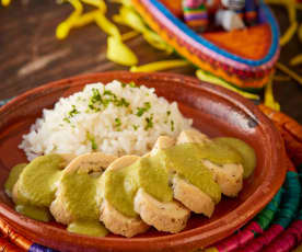 Stuffed Chicken with Peanut Pipián