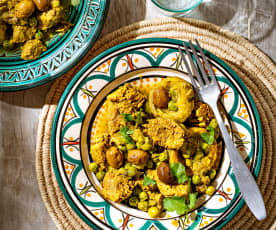 Tajine de veau aux artichauts