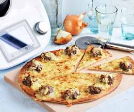 Fougasse briochée, oignon et fromage