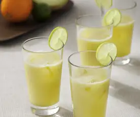 Cóctel de melón y naranja