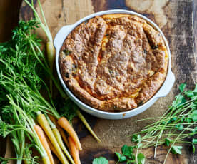 Soufflé de legumes da época