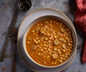 Ragoût de pois chiches aux légumes