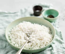 Cocción de arroz de grano largo (300 g)