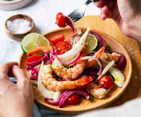 Sicilian Prawn Salad