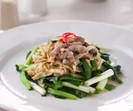 韭菜炒肉絲