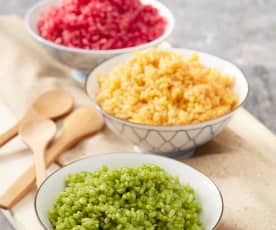 Tri-Colour Ginger Rice