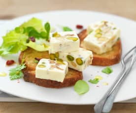 Camembert aux fruits secs façon nougat