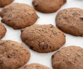 Galletas de chocolate y limón