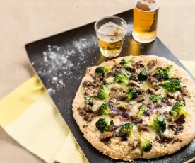 Piza vegetariana