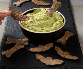 Monster Mash with Black Sesame Crackers