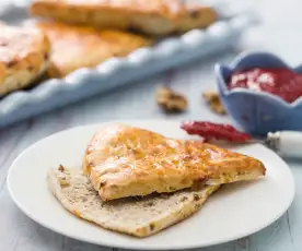 Scones con pasas y nueces