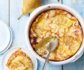 Clafoutis aux poires et aux amandes