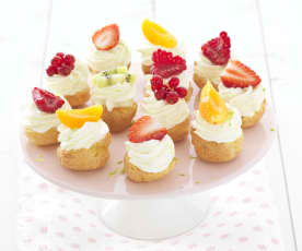 Mini-choux aux fraises