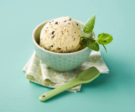 Glace menthe-chocolat