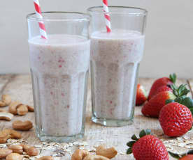 Smoothie de avena y castañas de cajú