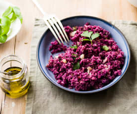 Salade de chou blanc et chou rouge