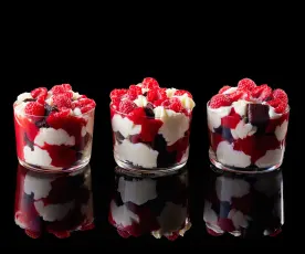 Bachour: Red Velvet triffle de frambuesa