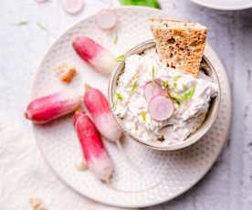 Cream Cheese Spread with Radishes