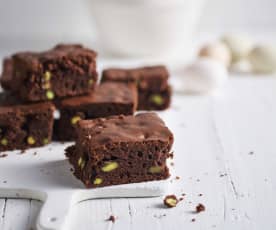 Schoko-Pistazien-Brownies