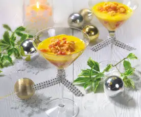 Frolla alle mandorle con zabaione agli agrumi