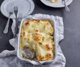 Blumenkohl (Karfiol)-Gratin mit Ei